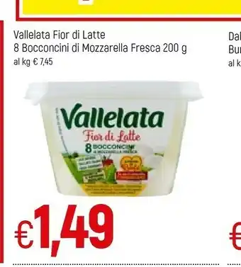 Famila Vallelata Mozzarella offerta