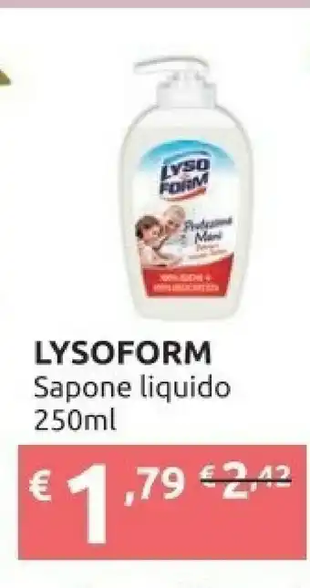 Ipersoap Lysoform Sapone Liquido offerta