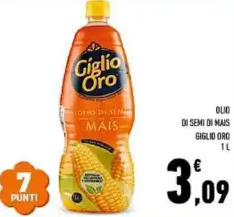 Conad OLIO DI SEMI DI MAIS GIGLIO ORO 1 L offerta