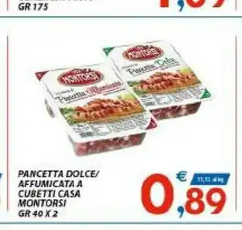 Vivo Supermercati Casa montorsi Pancetta offerta