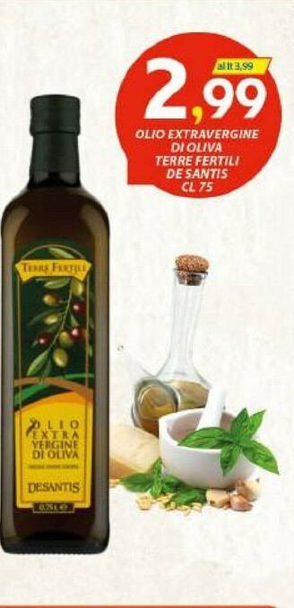 Vivo Supermercati Desantis Olio extravergine di oliva offerta