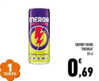 Conad ENERGY DRINK "ENERGIA 25 cl offerta