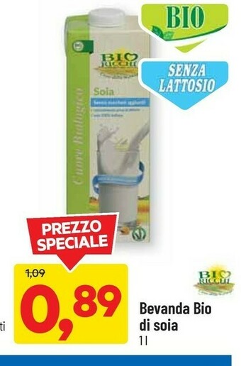 DPiù Bio ricchi Bevanda Bio Di Soia offerta