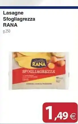 Docks Cash&Carry Rana Lasagne Sfogliagrezza 250 G offerta