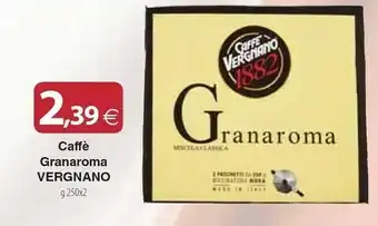 Docks Cash&Carry Caffè vergnano Miscela Ricca Granaroma 500 G(ml) offerta