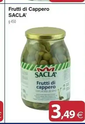 Docks Cash&Carry Saclà Frutti Di Cappero 450 G offerta