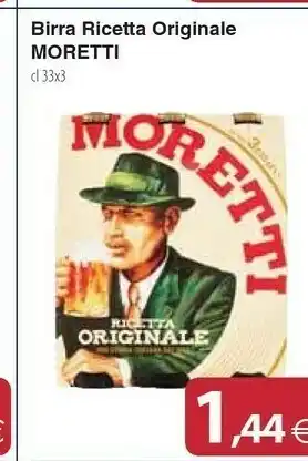 Docks Cash&Carry Birra Moretti - Birra Ricetta Originale 990 G(ml) offerta