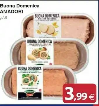 Amadori Speck E Formaggio Saporito Polpettone Con Carne Di Tacchino Buona Domenica 700 G(ml)