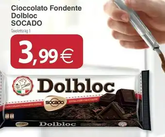 Docks Cash&Carry Socado Cioccolato Fondente Dolbloc offerta