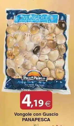 Docks Cash&Carry Panapesca Vongole Con Guscio offerta