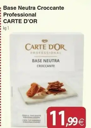 Docks Cash&Carry Algida Carte D'or Base Neutra Croccante offerta