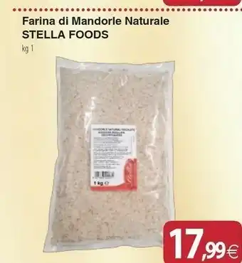 Docks Cash&Carry Farina Di Mandorle Naturale Stella Foods offerta