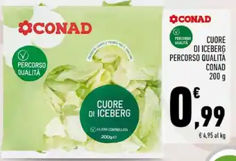 Conad CUORE DI ICEBERG PERCORSO QUALITÀ CONAD 200 g offerta