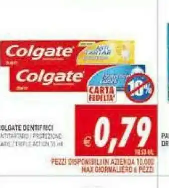 Supermercati Agorà Colgate Dentifricio offerta