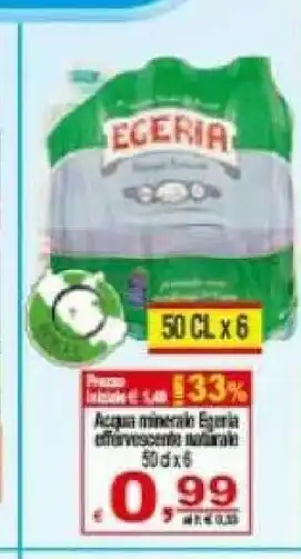 CTS Supermercati Egeria Acqua offerta