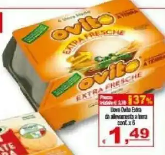 CTS Supermercati Ovito Uova offerta