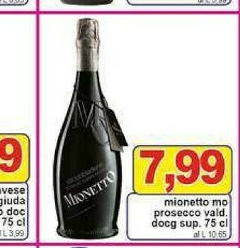 Gros Mionetto Prosecco offerta