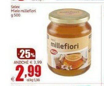 Elite Selex Miele Millefiori 500 G(ml) offerta
