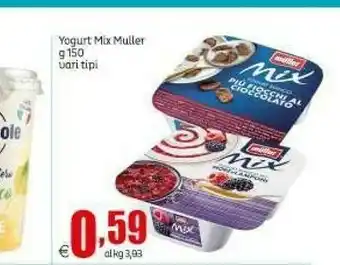 Elite Muller Muller - Mix Yogurt al Cocco Più Cioccolato 150 g(ml) offerta