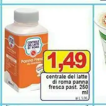 Gros Centrale del latte di roma Latte offerta
