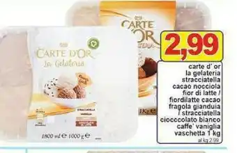 Gros Algida Carte d'Or offerta