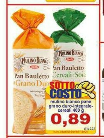 Gros Mulino Bianco Pan Bauletto offerta