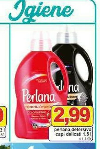 Gros Perlana Detersivo lavatrice offerta