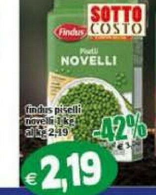 Gros Findus Piselli offerta