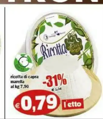 Gros Ricotta offerta