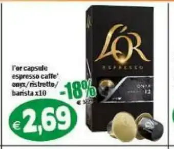 Gros Onyx Cialde caffè offerta