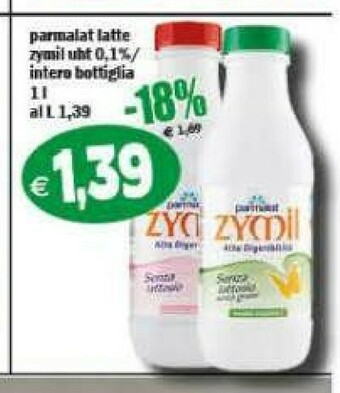 Gros Parmalat Latte parzialmente scremato offerta