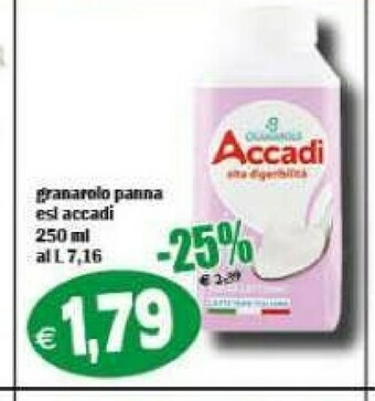 Gros Accadì Latte Granarolo offerta