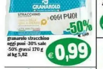 Gros Granarolo Stracchino offerta