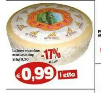 Gros Latterie vicentine Formaggio offerta