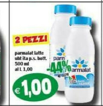 Gros Parmalat Latte parzialmente scremato offerta