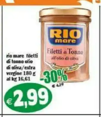 Il Castoro Supermercati Rio Mare Tonno Rio mare offerta