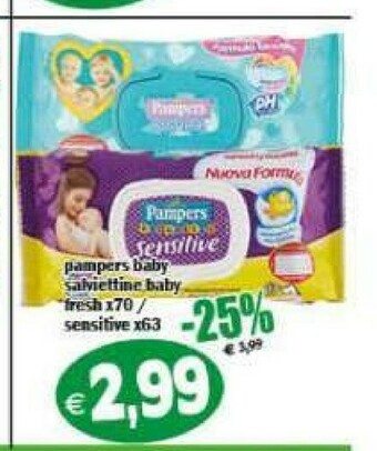 Gros Pampers Salviettine offerta