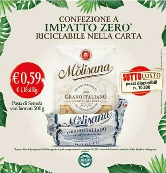 Il Castoro Supermercati Pasta di semola offerta