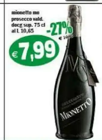 Il Castoro Supermercati Mionetto Prosecco offerta