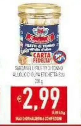 Gros Sardanelli Tonno offerta