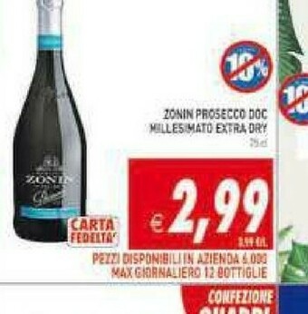 Gros Zonin Prosecco offerta