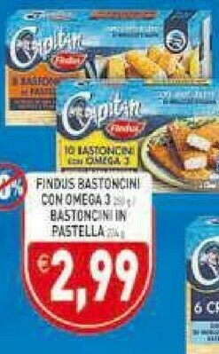 Gros Findus Bastoncini offerta