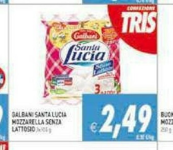 Gros Galbani Mozzarella offerta