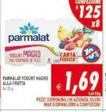 Gros Parmalat Yogurt offerta