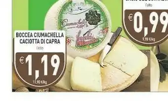 Ciumachella Formaggio di capra