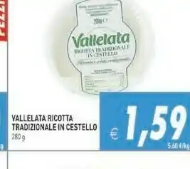 Iperfamily Vallelata Ricotta offerta