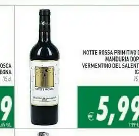 Gros Notte rossa Vino offerta