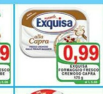 Gros Exquisa Formaggio spalmabile offerta