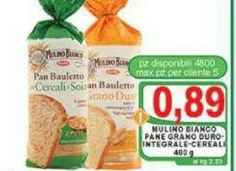 Gros Mulino Bianco Pan Bauletto offerta