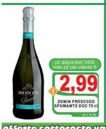 Gros Zonin Prosecco offerta